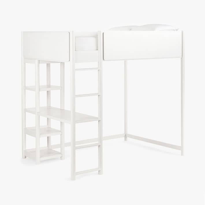 bunk bed with ladder