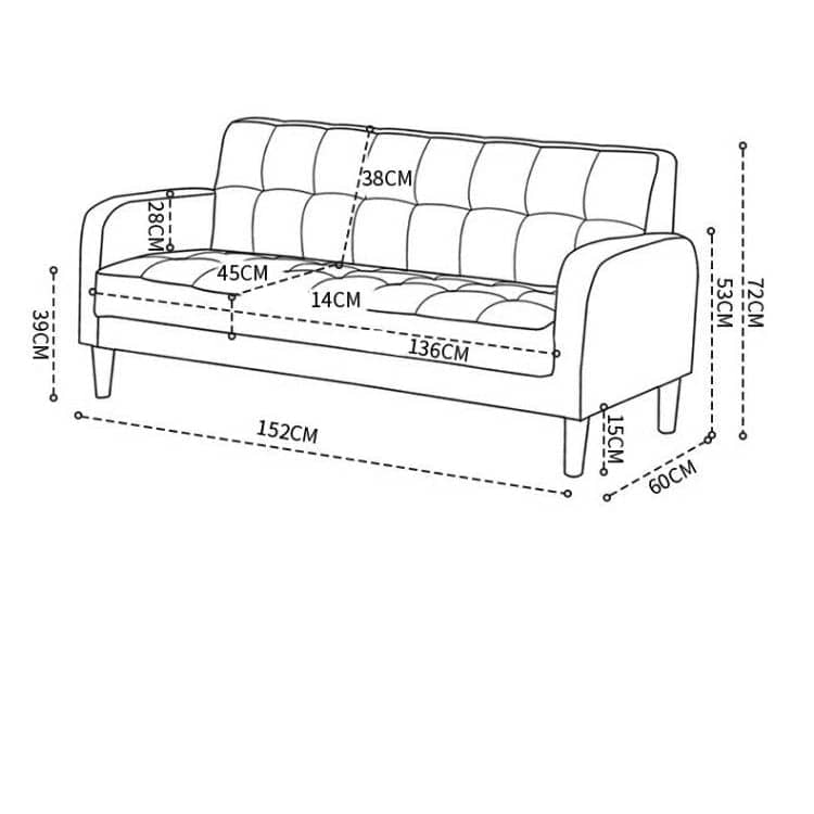 Capitone relaxation sofa